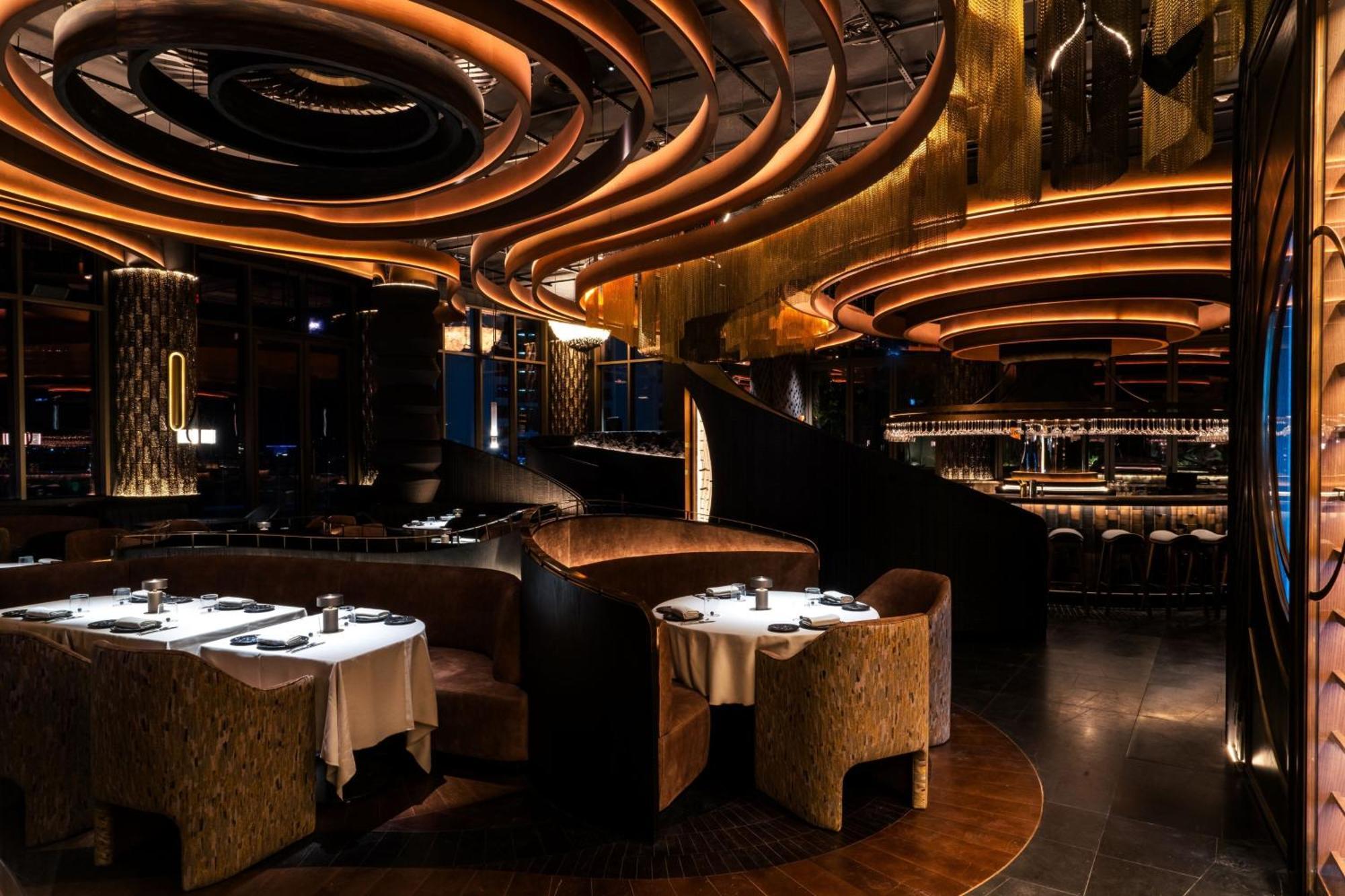 The St. Regis Dubai, The Palm Hotel Bagian luar foto The interior of the restaurant